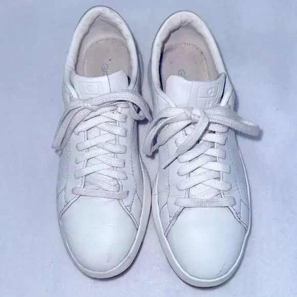 Women’s Cole Haan GrandPro Tennis Sneakers Optic White Leather size 6 - Picture 4 of 11